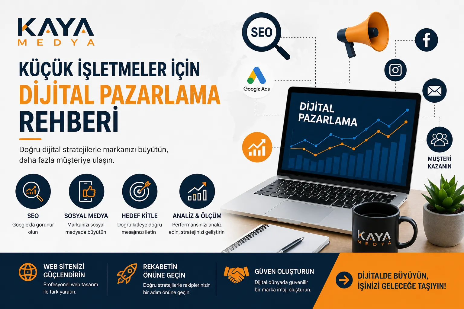 Küçük İşletmeler İçin Dijital Pazarlama Rehberi | Kaya Medya